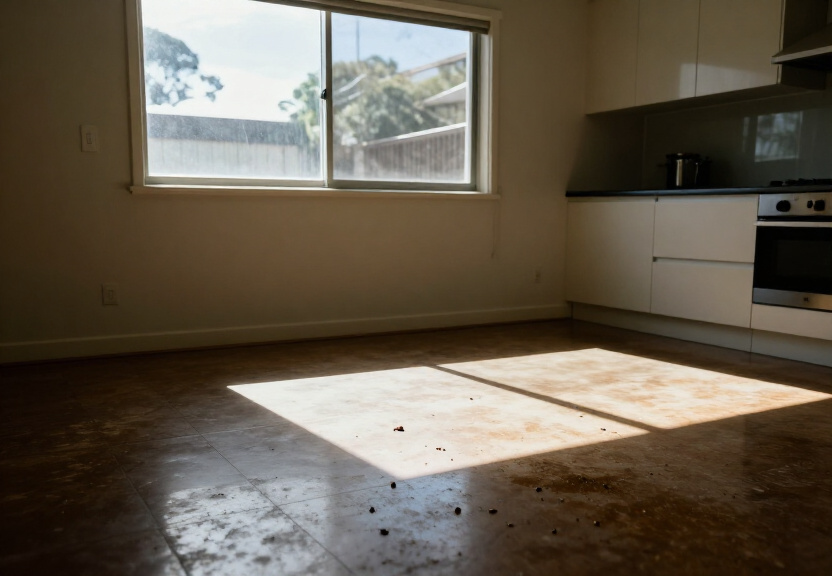 Ant infestation in a Kellyville kitchen before treatment